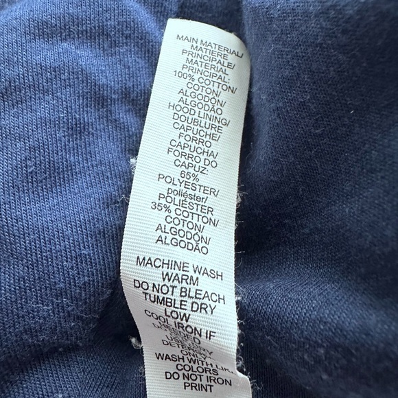 Adidas Womens Athletics sport-2-street Blue Pullover Hoodie Size X-Large - Picture 9 of 10